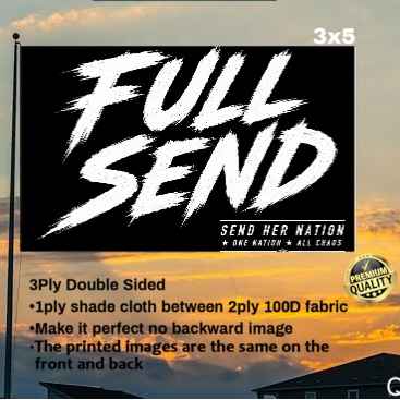SHN Heavy Duty Dual Sided Flags